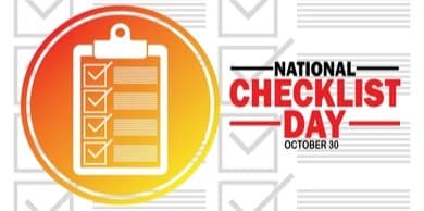National Checklist Day – October 30, 2025 1 national checklist day october 30 260nw 2370420277