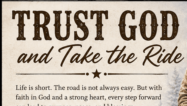 Trust God and Take the Ride 1 image 2 11