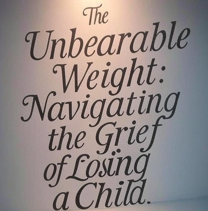 The Unbearable Weight: Navigating the Grief of Losing a Child 1 image 4