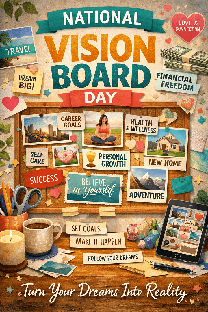 NATIONAL VISION BOARD DAY: Turning Dreams Into Direction 8 NATIONAL VISION BOARD DAY: Turning Dreams Into Direction