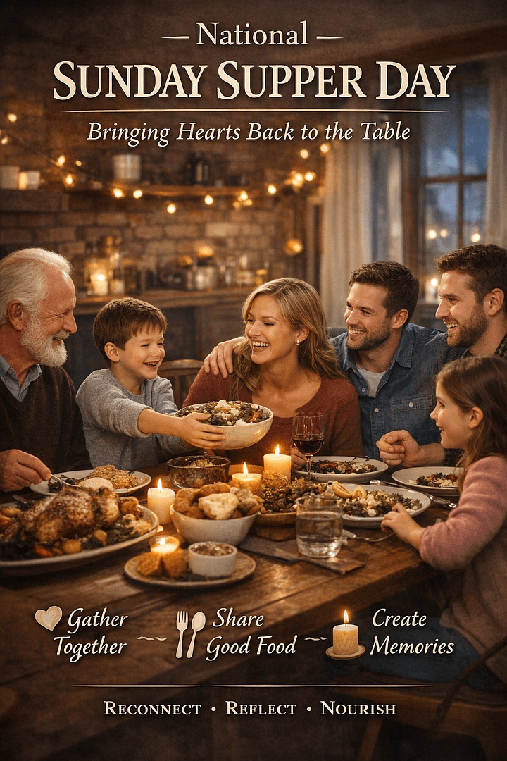 National Sunday Supper Day: Bringing Hearts Back to the Table 1 d2d9a736 612c 4241 ba62 923f63c8ed5f