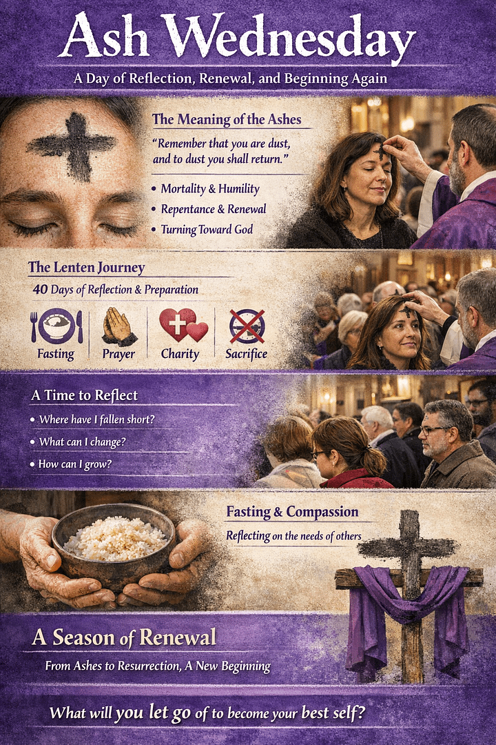 Ash Wednesday: A Day of Reflection, Renewal, and Beginning Again 1 927f9c7b abd4 4633 97f5 2fe31cf382a5
