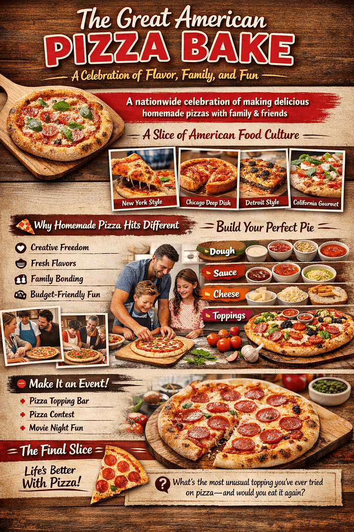 The Great American Pizza Bake: A Celebration of Flavor, Family, and Fun 1 a5870ecd fd06 4df5 9a38 b482ad2cb62b