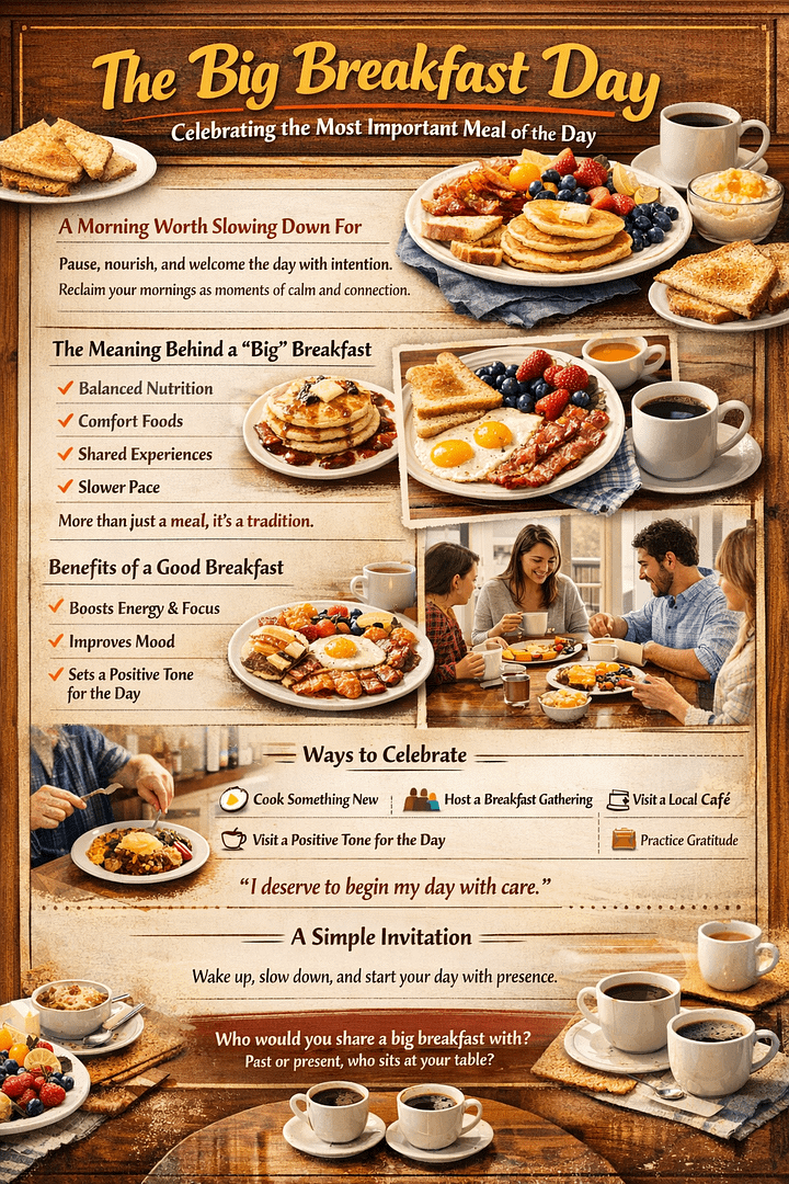 National Big Breakfast Day: Celebrating the Most Important Meal of the Day 1 ee6e3474 f2e3 4743 80b4 701c3ee03f64