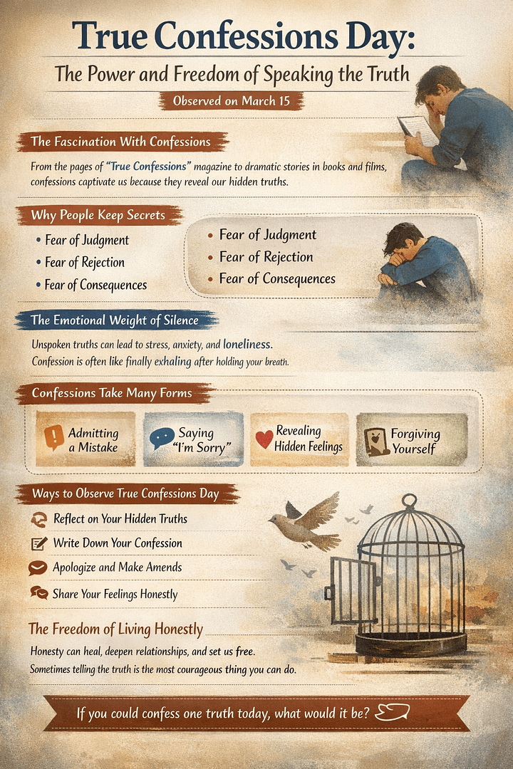 True Confessions Day: The Power and Freedom of Speaking the Truth 1 27f88a39 428d 44ae 8eea 3110c2788ce8