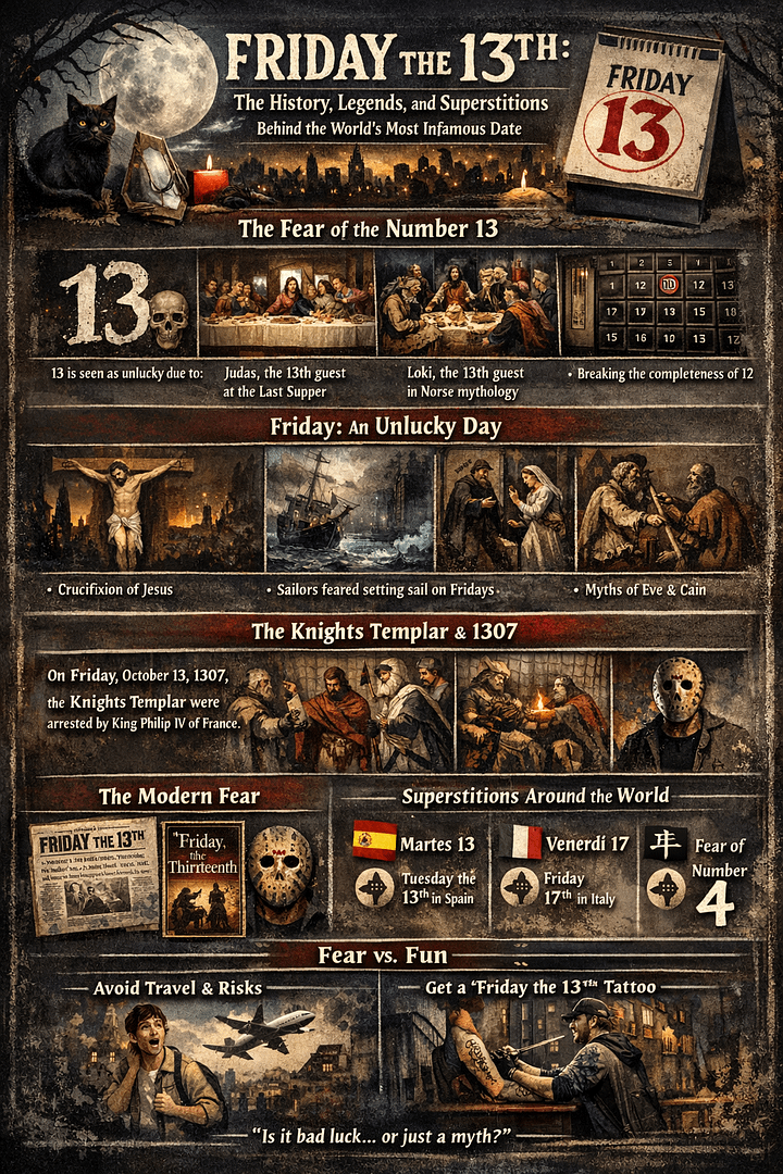 Friday the 13th: The History, Legends, and Superstitions Behind the World’s Most Infamous Date 1 a39e554e db66 4e2d b996 19976d788a1d