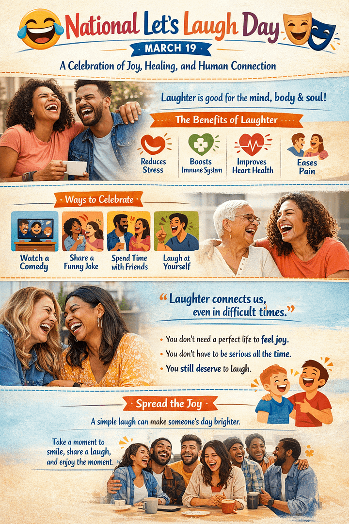 National Let’s Laugh Day - A Celebration of Joy, Healing, and Human Connection 1 bf7c8b5e 4509 40a6 846f 9781c2f596a0