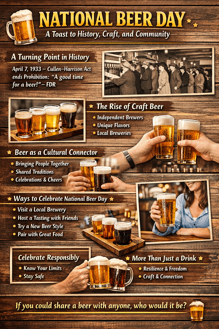 🍺 National Beer Day: A Toast to History, Craft, and Community 1 1b59531d eab1 4fdc 9955 049da4418614