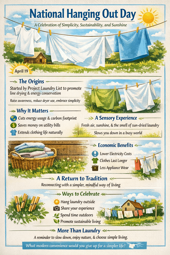🌤️ National Hanging Out Day: A Celebration of Simplicity, Sustainability, and Sunshine 1 5222bfe8 40e0 4977 99cf e243c4c2644d