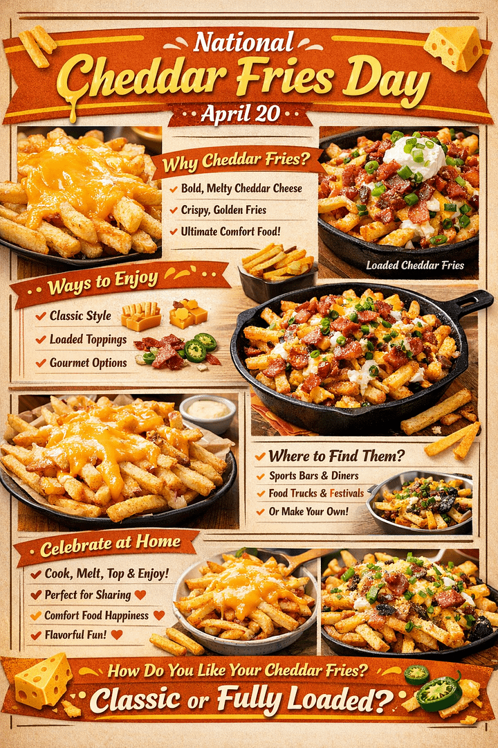 🧀 National Cheddar Fries Day: A Celebration of Crispy, Cheesy Perfection 1 6f324209 be36 4c88 91e6 f6ab201f569d