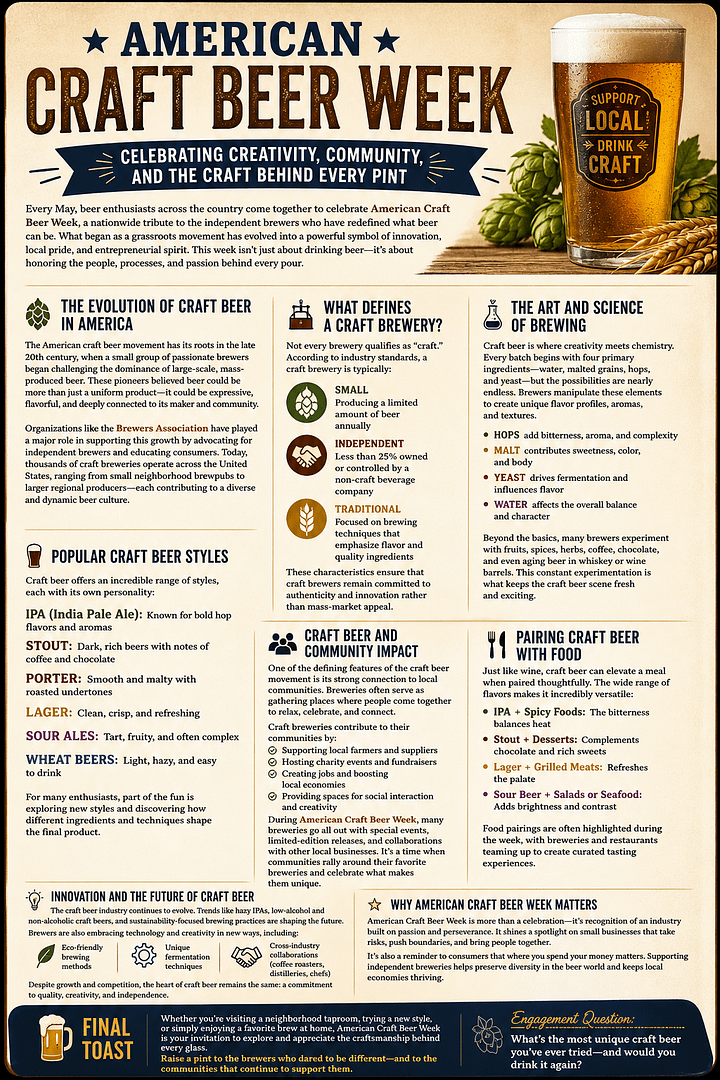 American Craft Beer Week: Celebrating Creativity, Community, and the Craft Behind Every Pint 1 4f9735e6 c19b 47e6 9a2c 96a86bb21260
