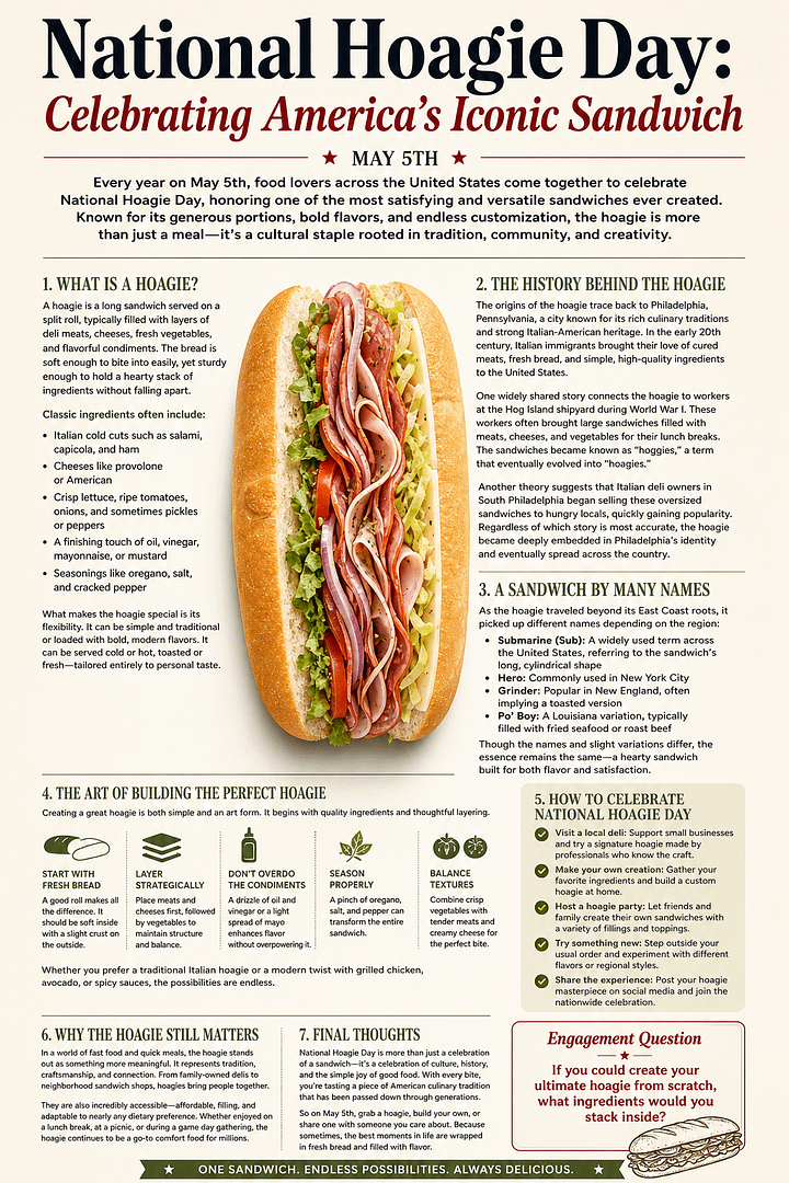 🥪 National Hoagie Day: Celebrating America’s Iconic Sandwich 1 8227113e c415 40fa 857c 728aa692a335