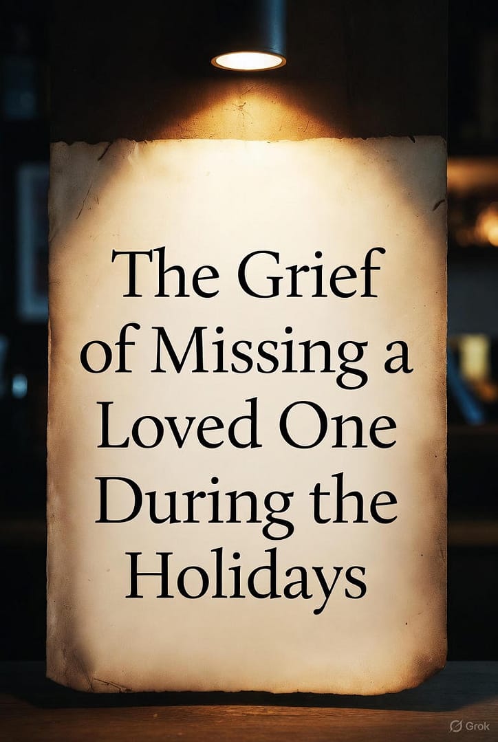 The Grief of Missing a Loved One During the Holidays 1 image