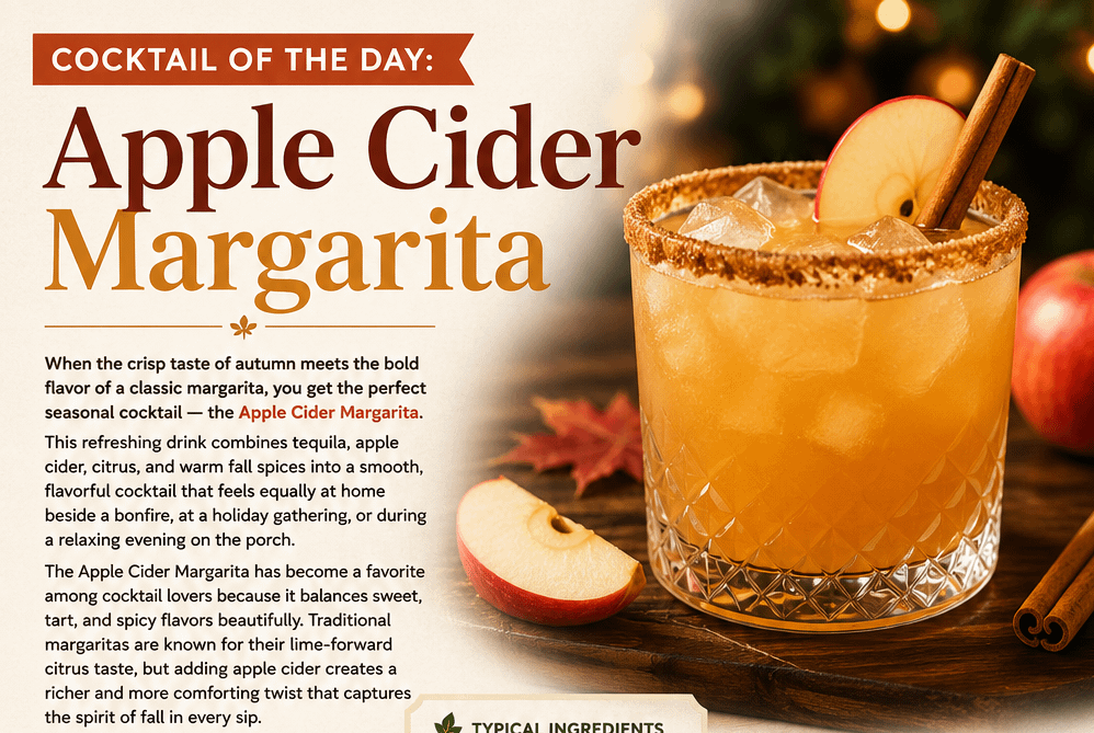 Cocktail of the Day: Apple Cider Margarita 9 Cocktail of the Day: Apple Cider Margarita