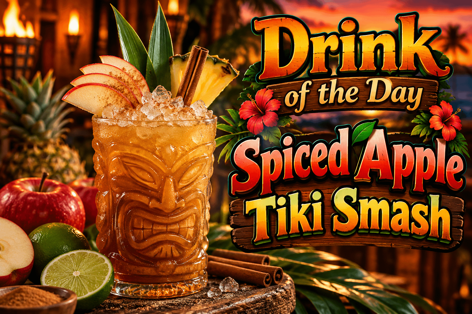 Drink of the Day: Spiced Apple Tiki Smash