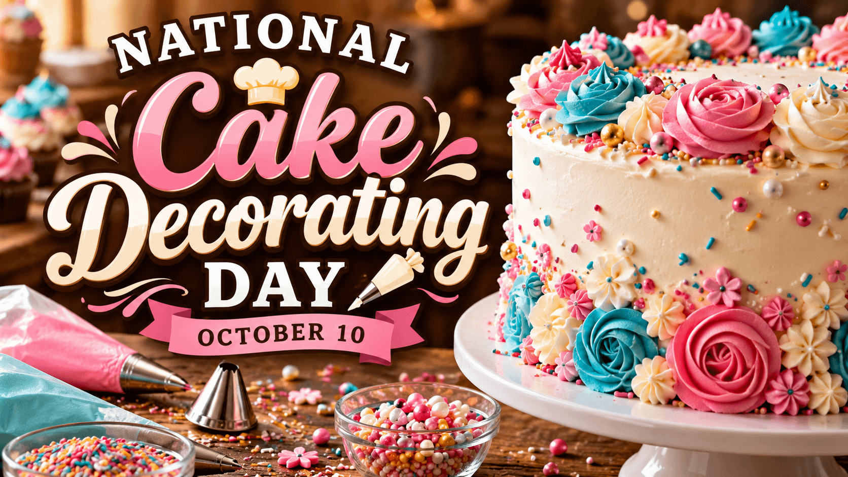 National Cake Decorating Day – October 10