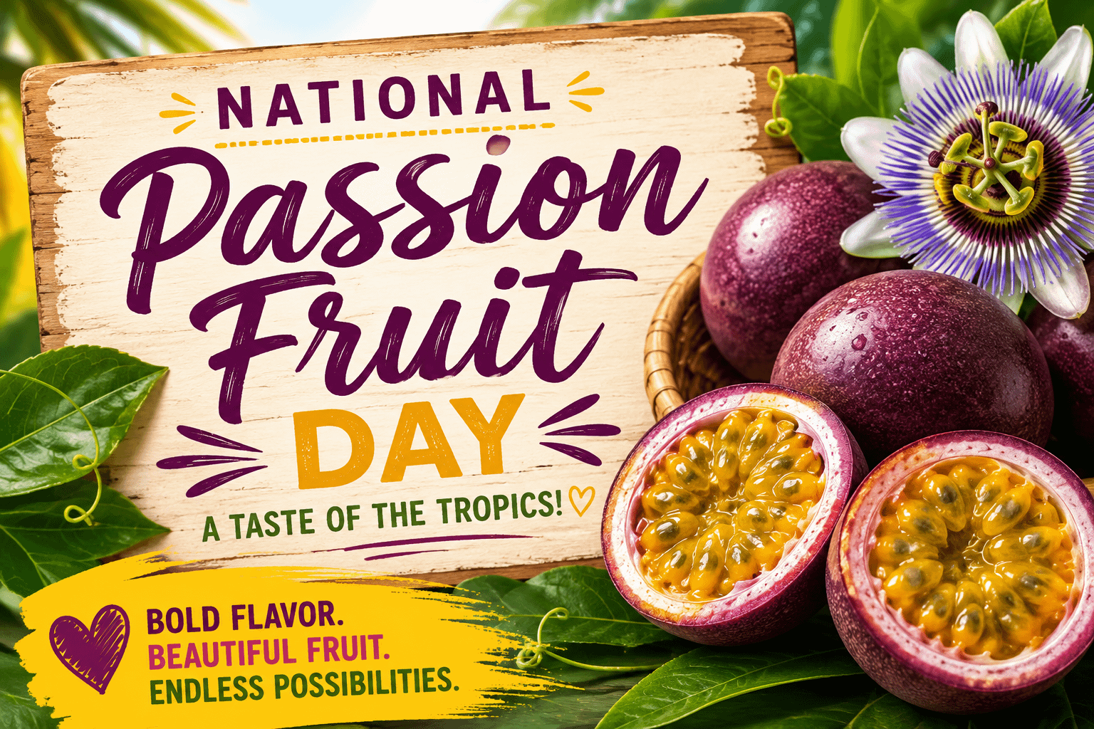National Passion Fruit Day: Celebrate the Sweet, Tangy, and Tropical Flavor of Passion Fruit 1 a6dda74d dc08 4e55 a2eb de198c21edb4