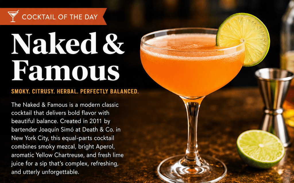 Cocktail of the Day: Naked & Famous 1 b79a7a78 f371 4c24 a2ff be81de0cd4b9