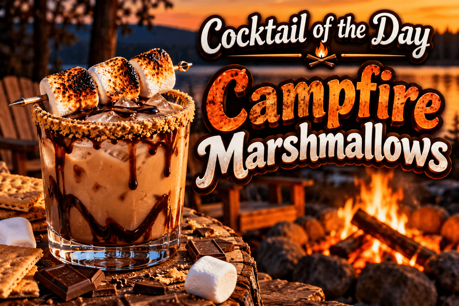 Cocktail of the Day: Campfire Marshmallows — A Sweet and Smoky Drink for Cozy Nights 1 61cdf67b 07a8 4ba1 a14a d93a97095ee7