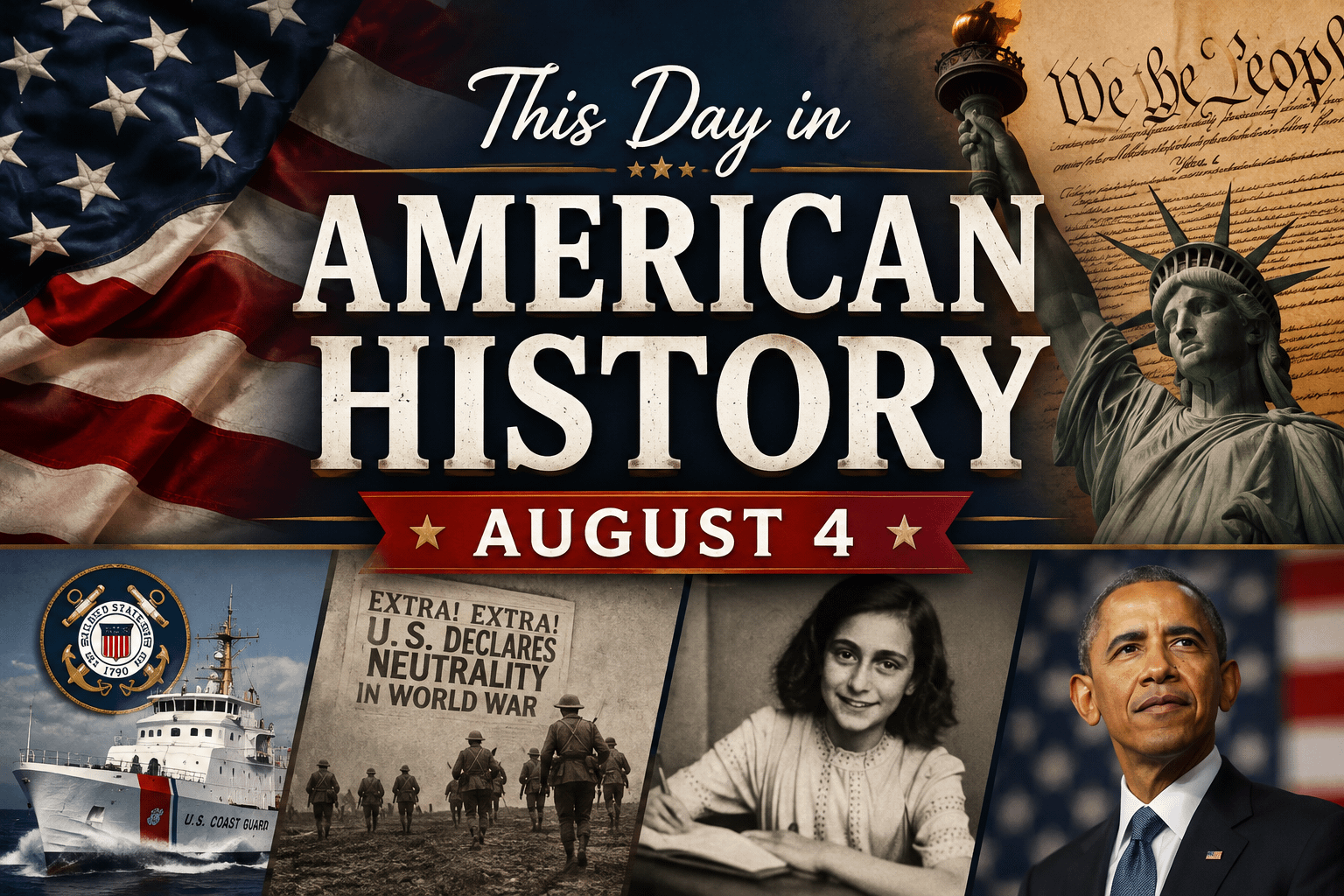 This Day in American History – August 4 1 85a6804b fb65 49dc 8db4 a4061abca20a