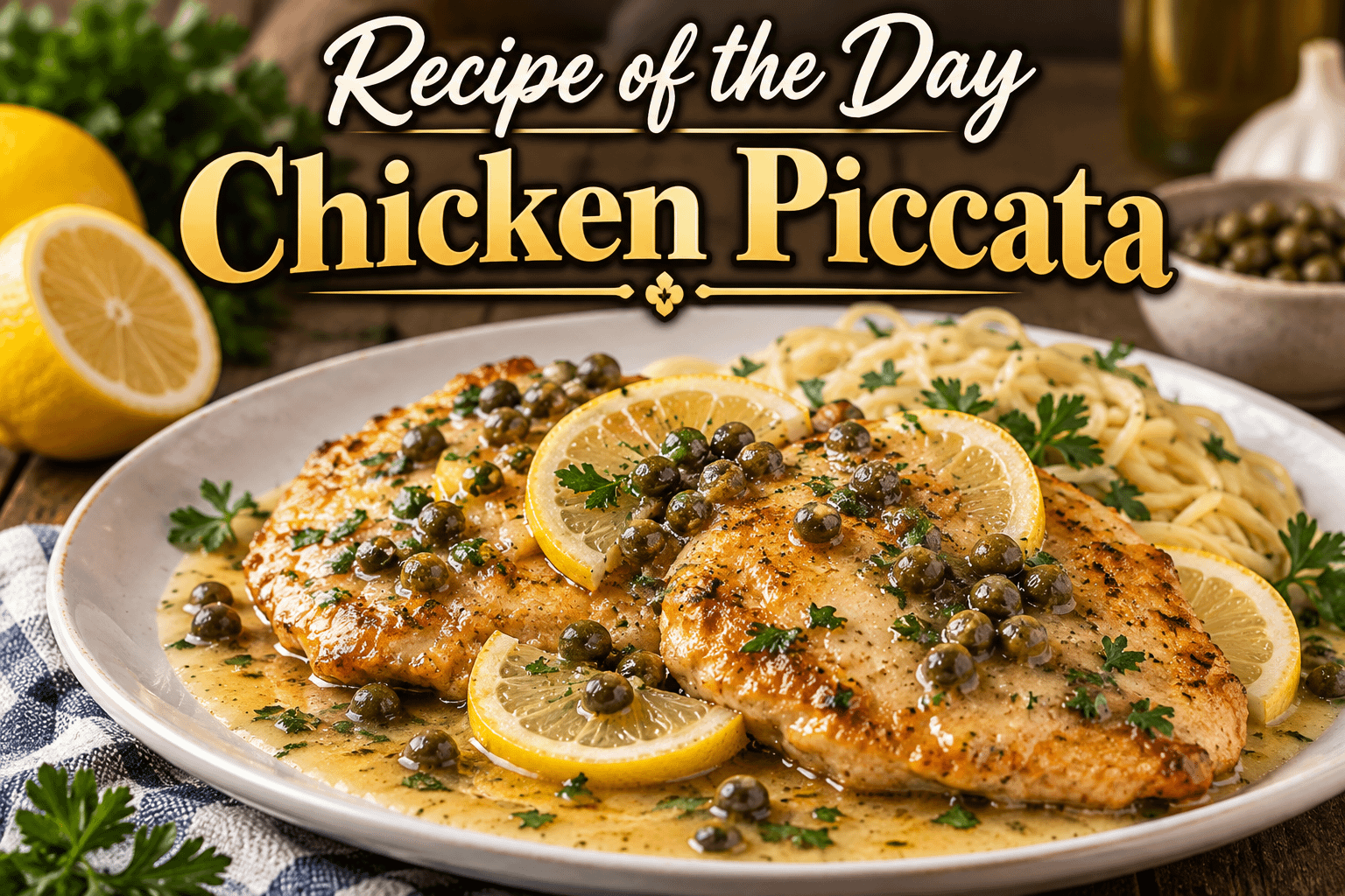 Recipe of the Day: Chicken Piccata 1 f0d41ce8 58c0 414a a3e8 c0d4bb46e3fd
