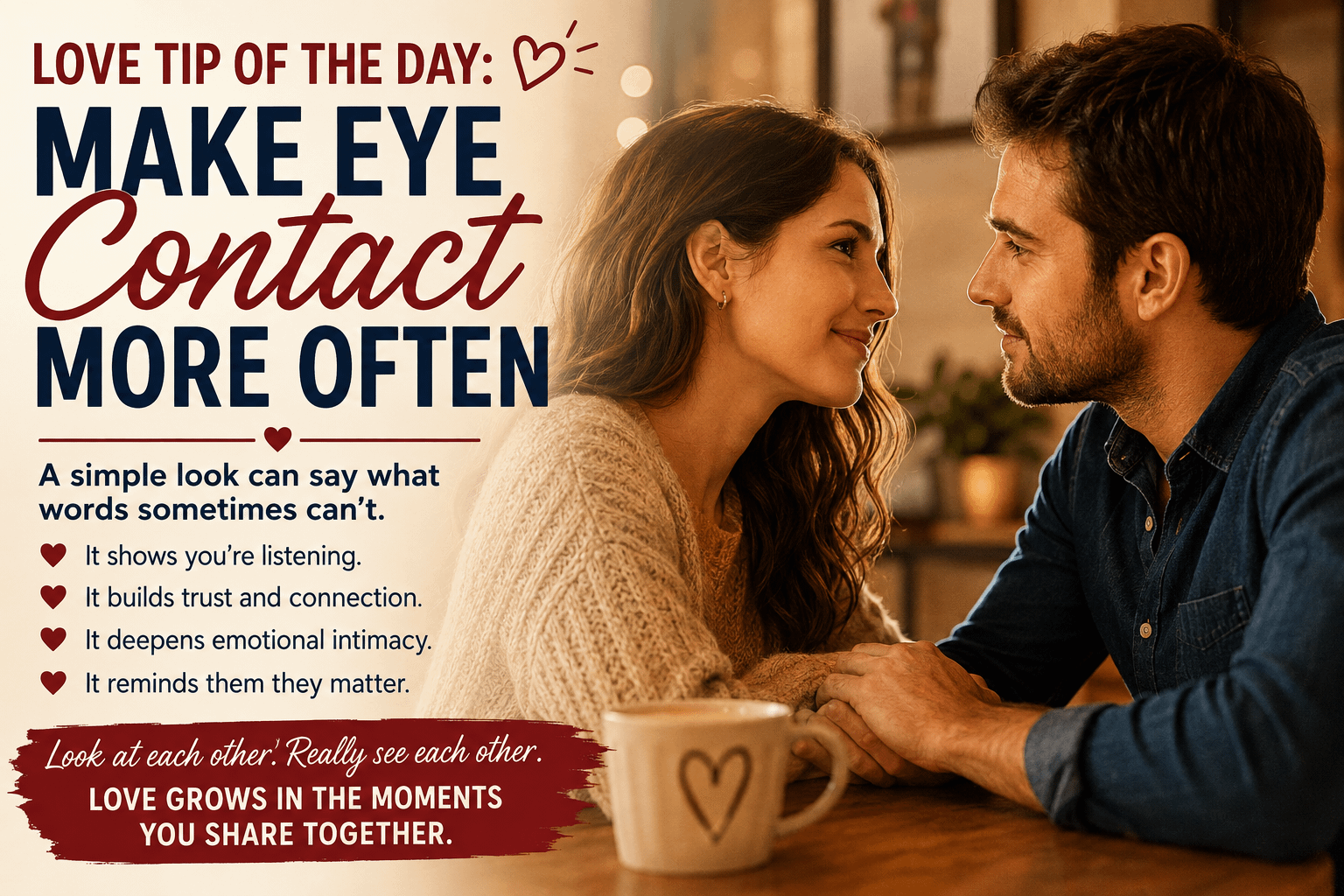 Love Tip of the Day: Make Eye Contact More Often