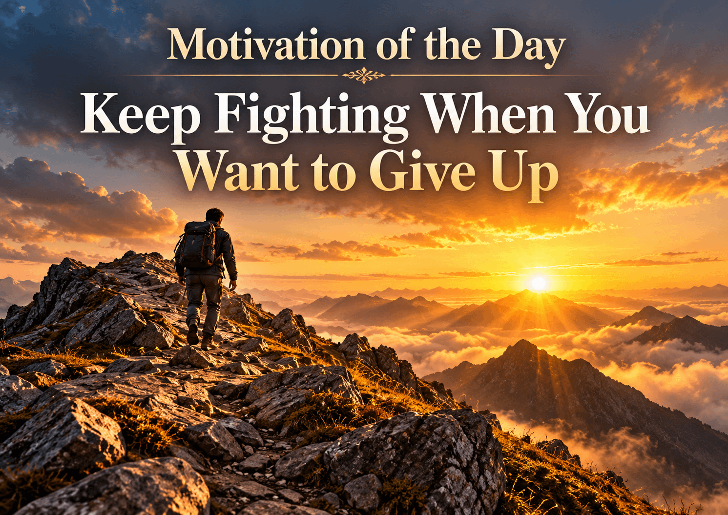 Motivation of the Day: Keep Fighting When You Want to Give Up 1 44b3e7a0 82ea 433e a72f 5b7bbd78ef04