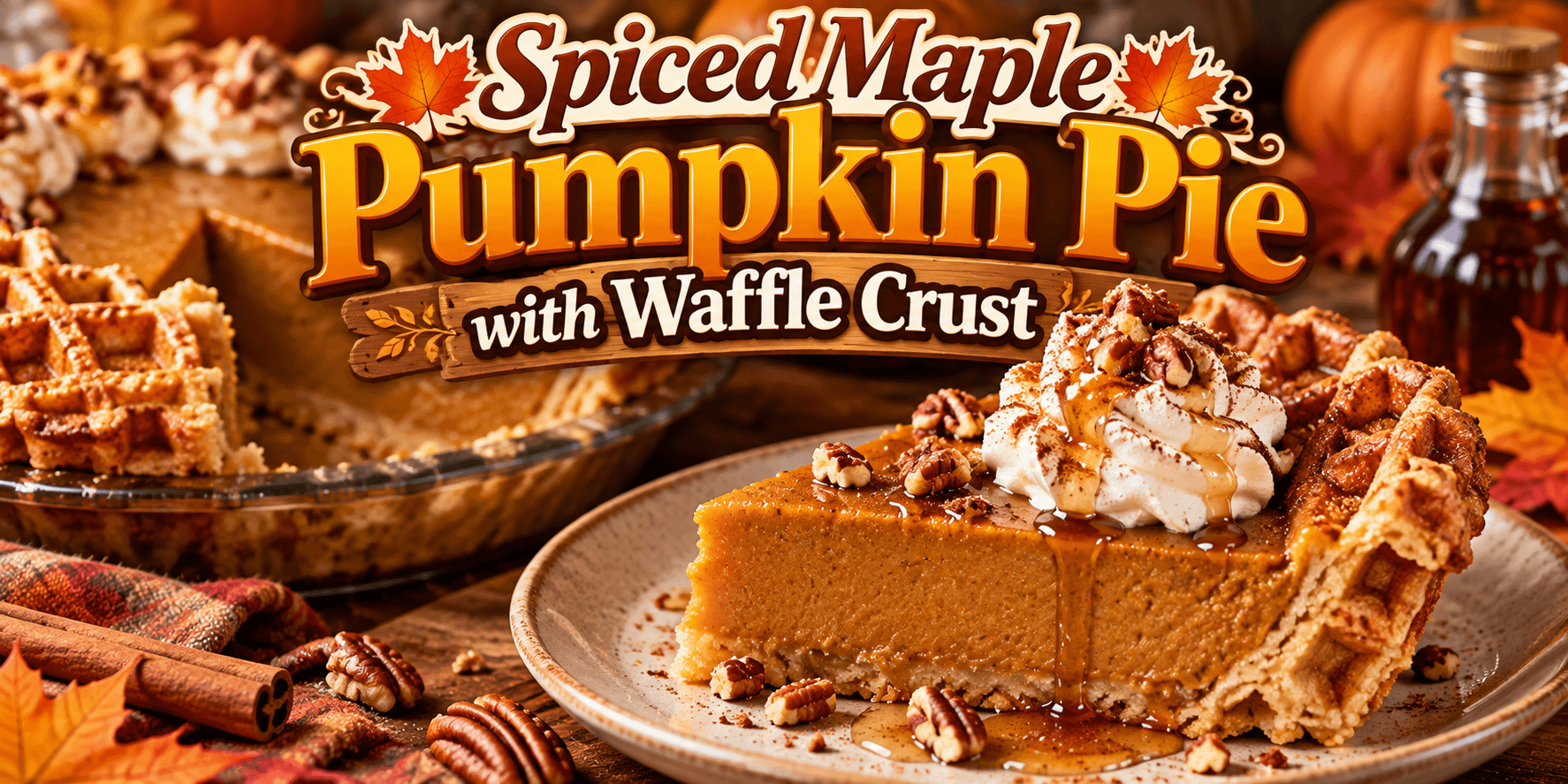 Dessert of the Day: Spiced Maple Pumpkin Pie with Waffle Crust 1 1f141a45 87c0 45f0 b0a1 08b42c2586c7