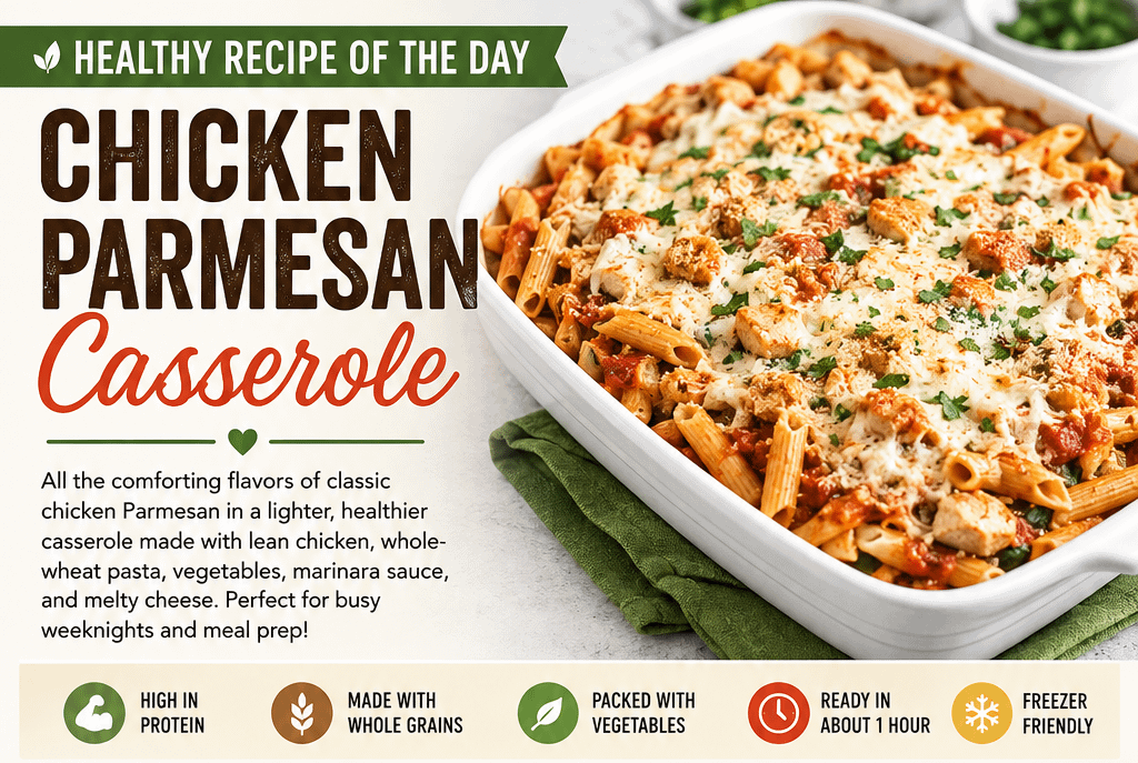 Healthy Recipe of the Day: Chicken Parmesan Casserole