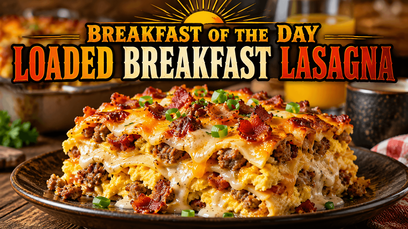 Breakfast of the Day: Loaded Breakfast Lasagna