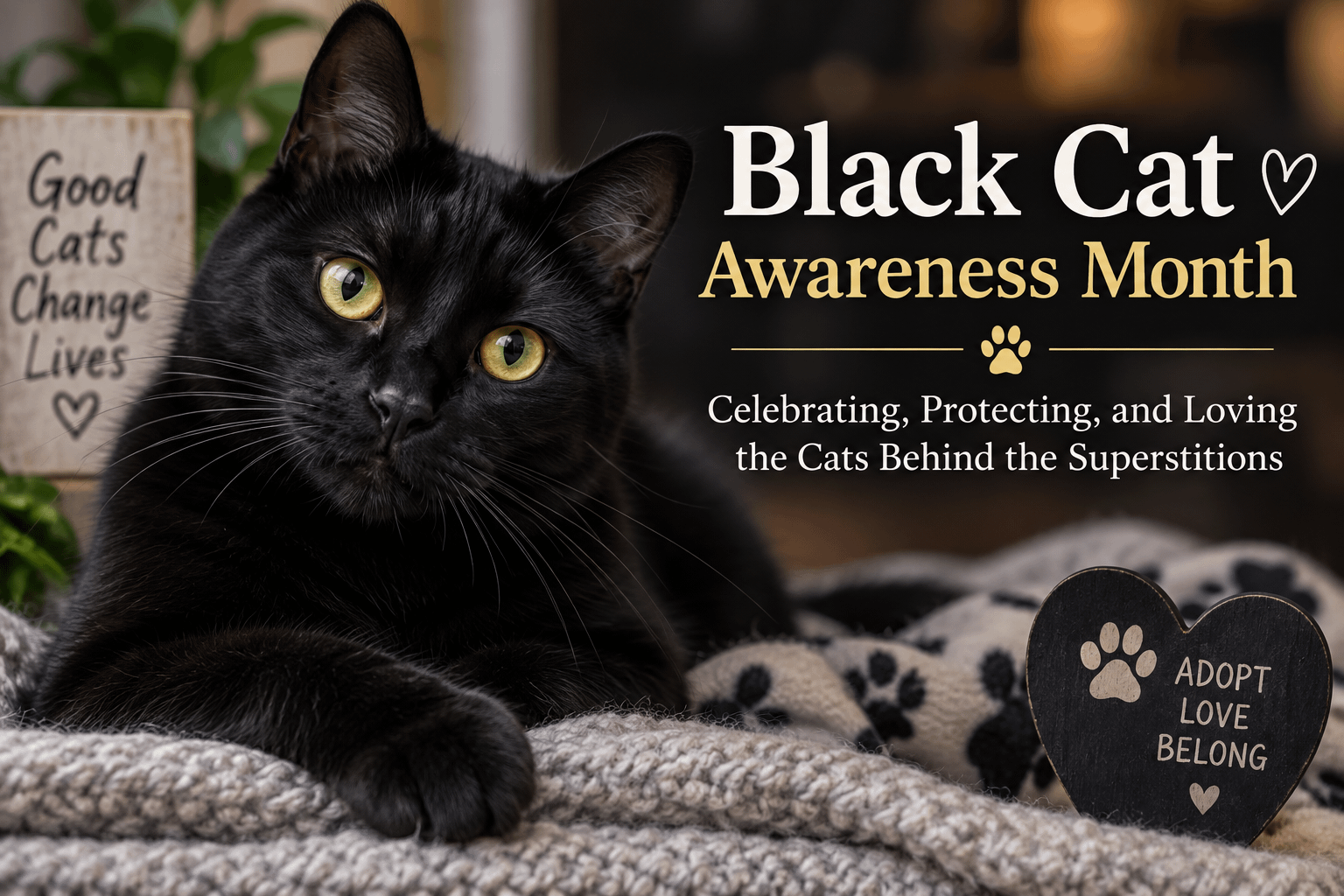 Black Cat Awareness Month: Celebrating, Protecting, and Loving the Cats Behind the Superstitions 1 bfe3bd14 1287 409f a85a d5bd919f4c68