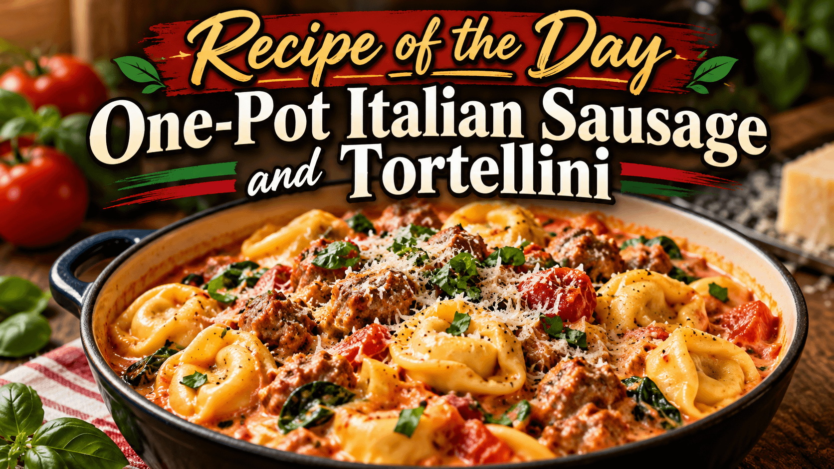Recipe of the Day: One-Pot Italian Sausage and Tortellini